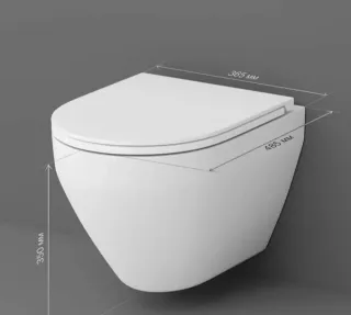 Комплект унитаза с инсталляцией AM.PM Spirit V2.0 IS100101.701700 сиденье микролифт